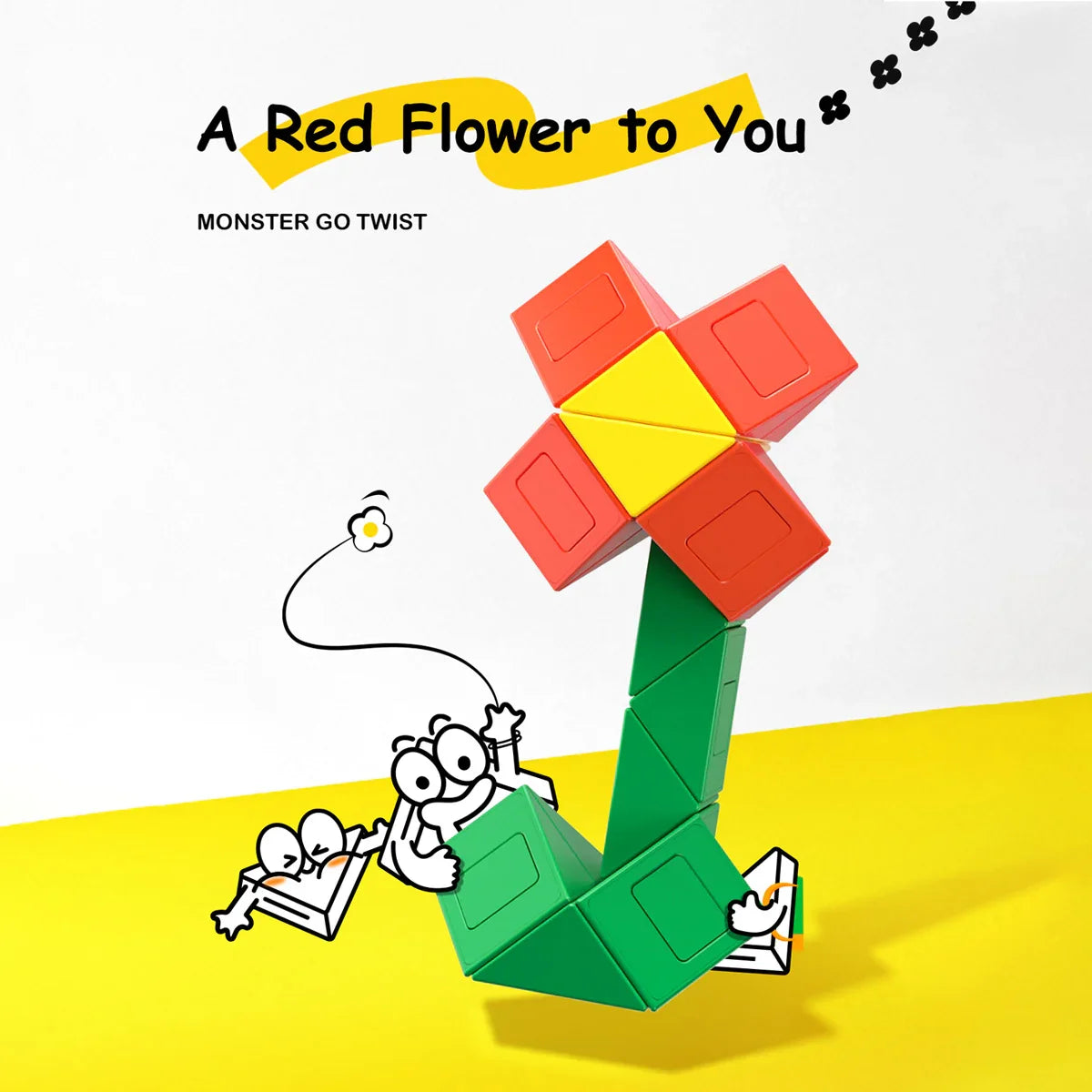 gan-monster-go-flower-twist-puzzle-blume image 3