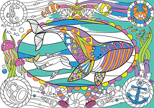 educa-17827-colouring-meerestiere-puzzle-150-teile-stifte image 6