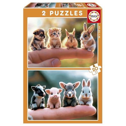 educa-tierbabys-kinderpuzzle-2x20-teile-20221-ab-4-jahren image 7