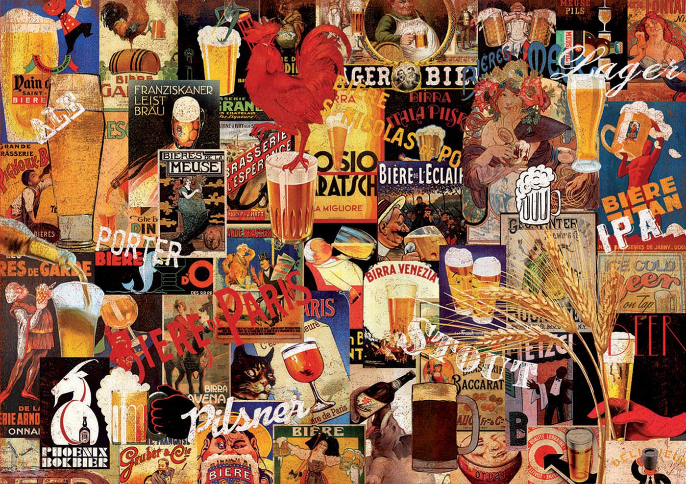 educa-vintage-biercollage-17970-puzzle-1000-teile-biere image 2