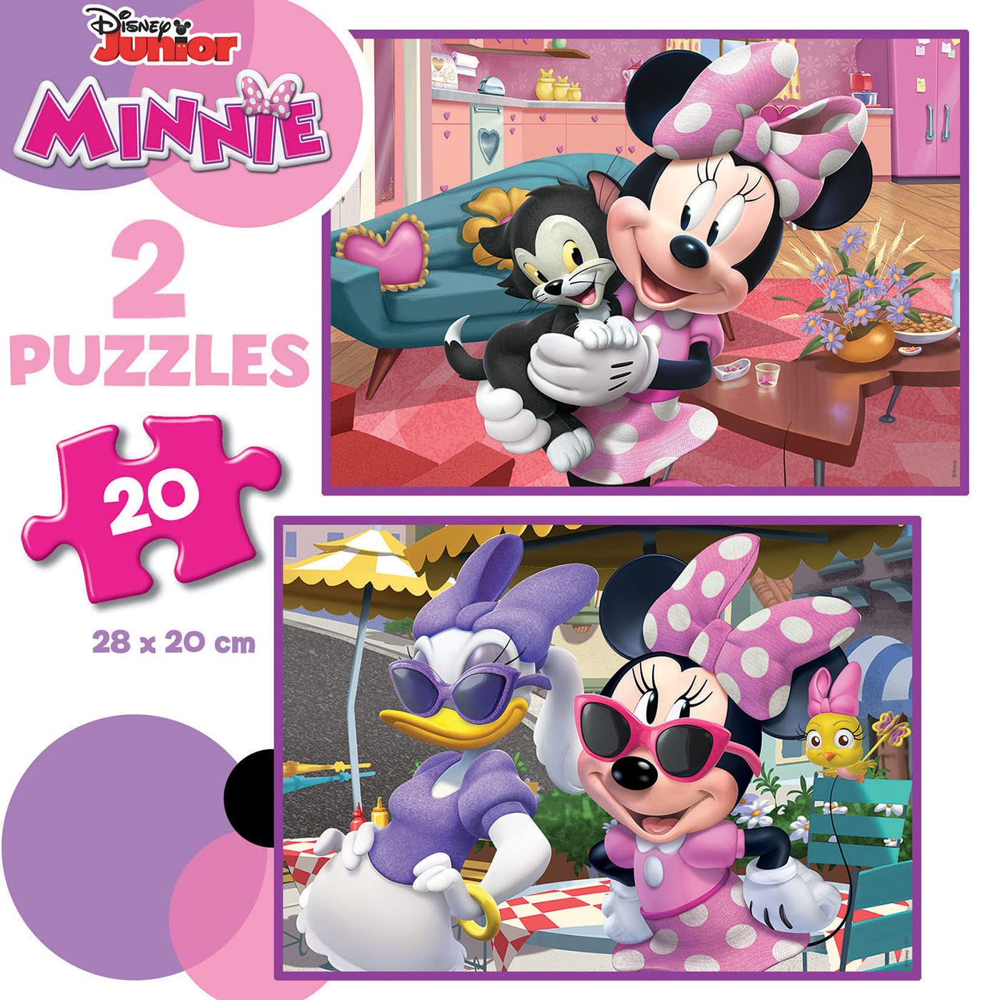 educa-19297-minnie-maus-puzzle-2x20-teile-ab-3-jahren image 2