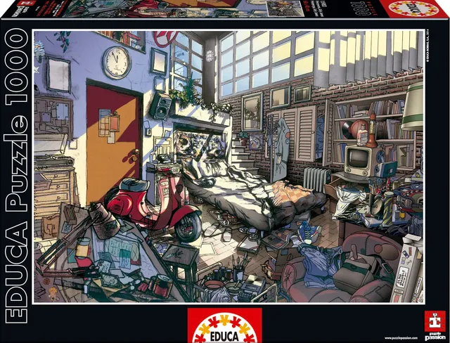 educa-15983-fr-hling-arly-jones-puzzle-1000-teile-kunst image 1