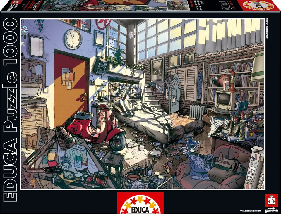educa-15983-fr-hling-arly-jones-puzzle-1000-teile-kunst image 1