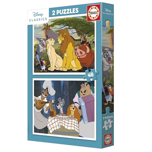 educa-disney-tiere-19996-kinderpuzzle-2x48-teile-ab-4-jahren image 8