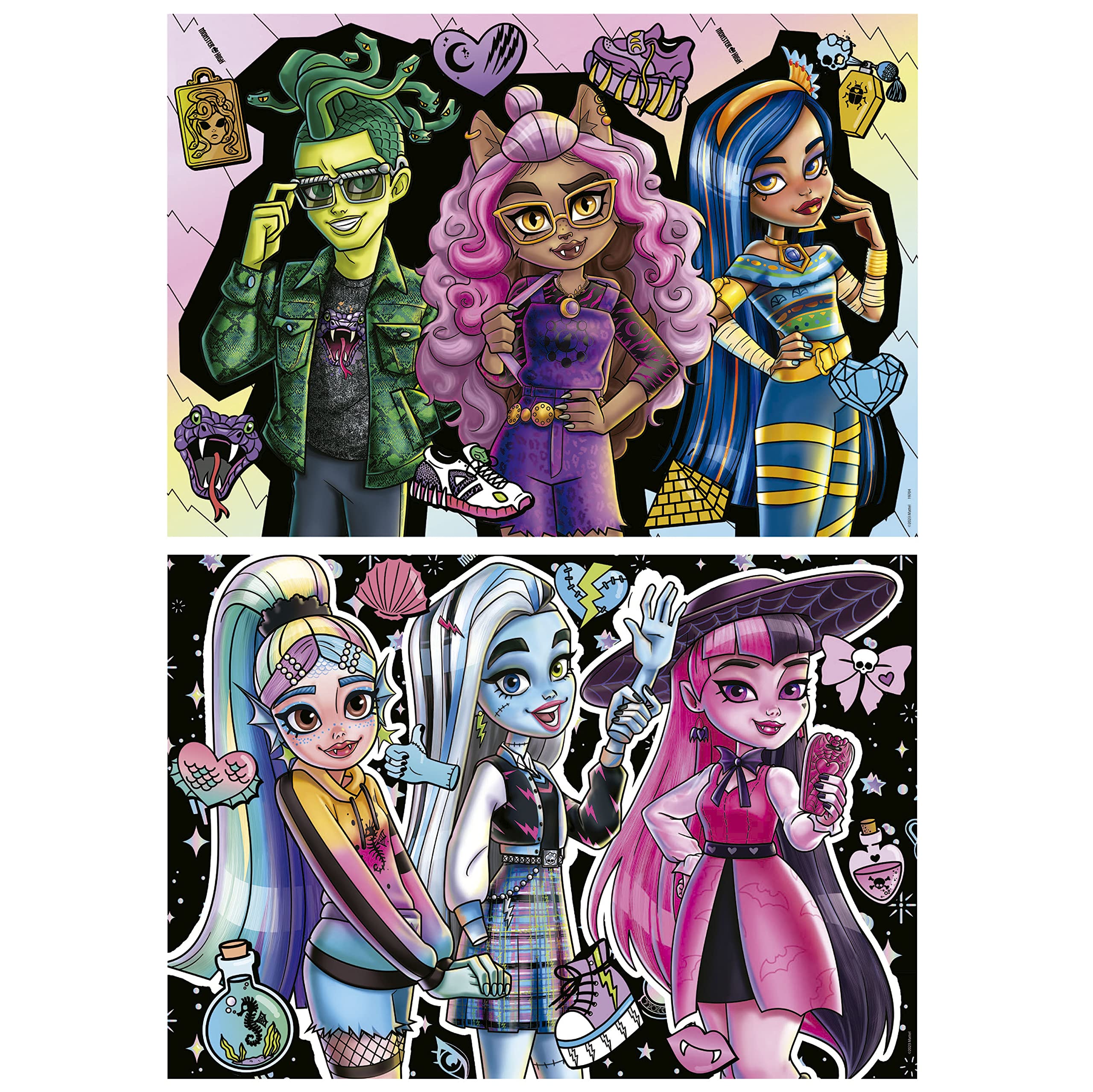 educa-monster-high-puzzleset-2x100-teile-ab-6-jahren image 2