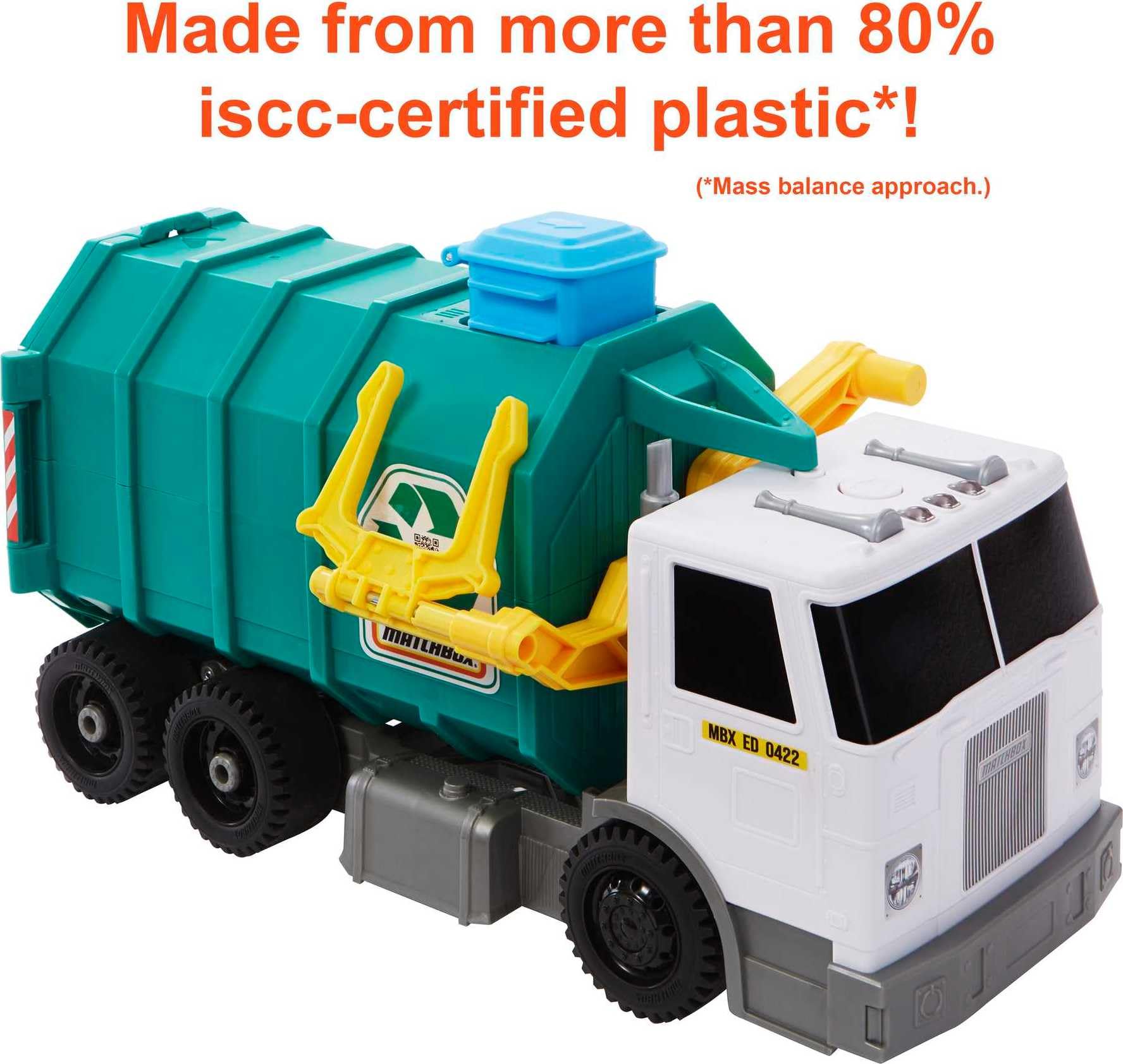 matchbox-working-rigs-hhr64-recycling-truck-38-cm-mit-licht-ab-3-j image 3