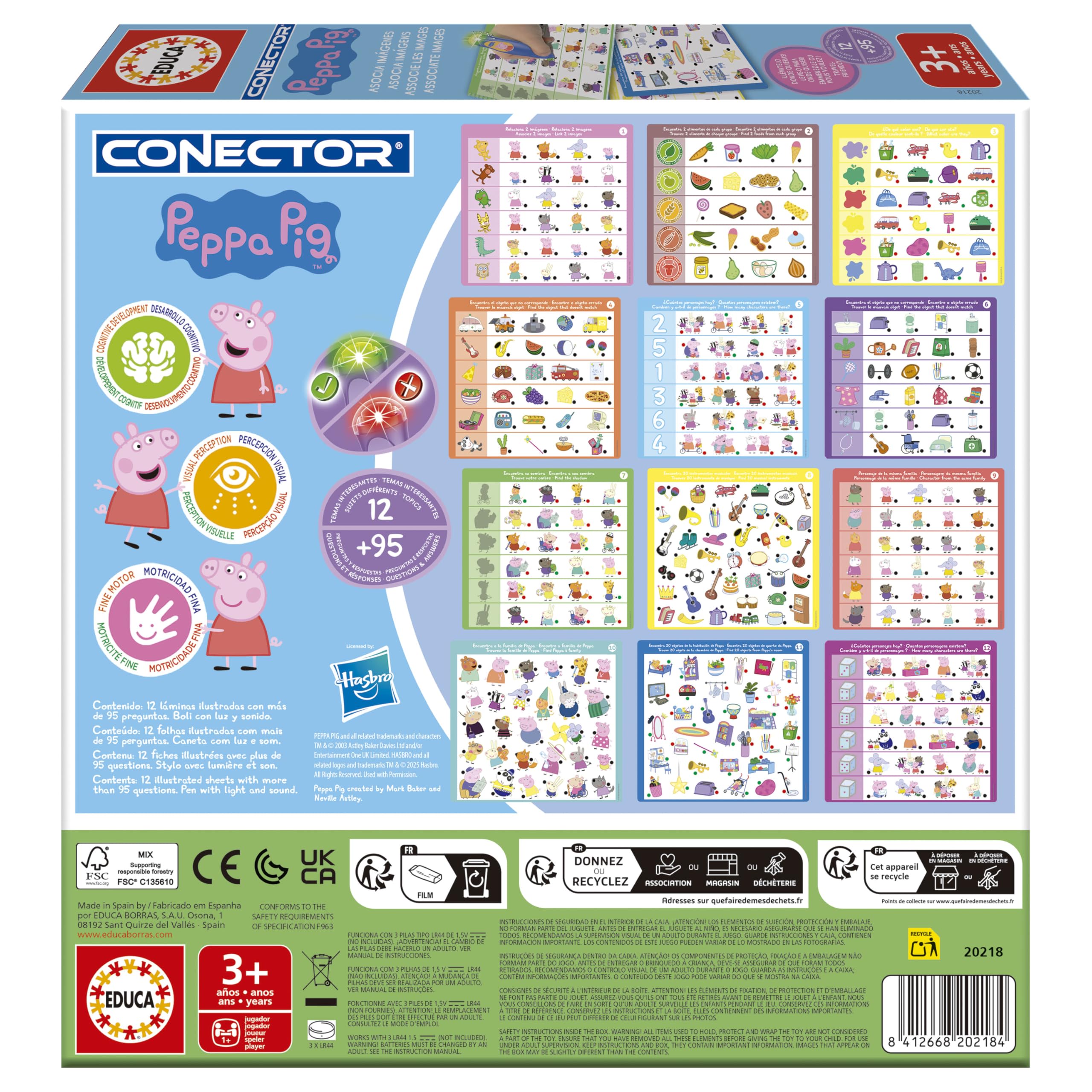 educa-conector-20218-quizspiel-peppa-pig-junior-mit-stift image 3