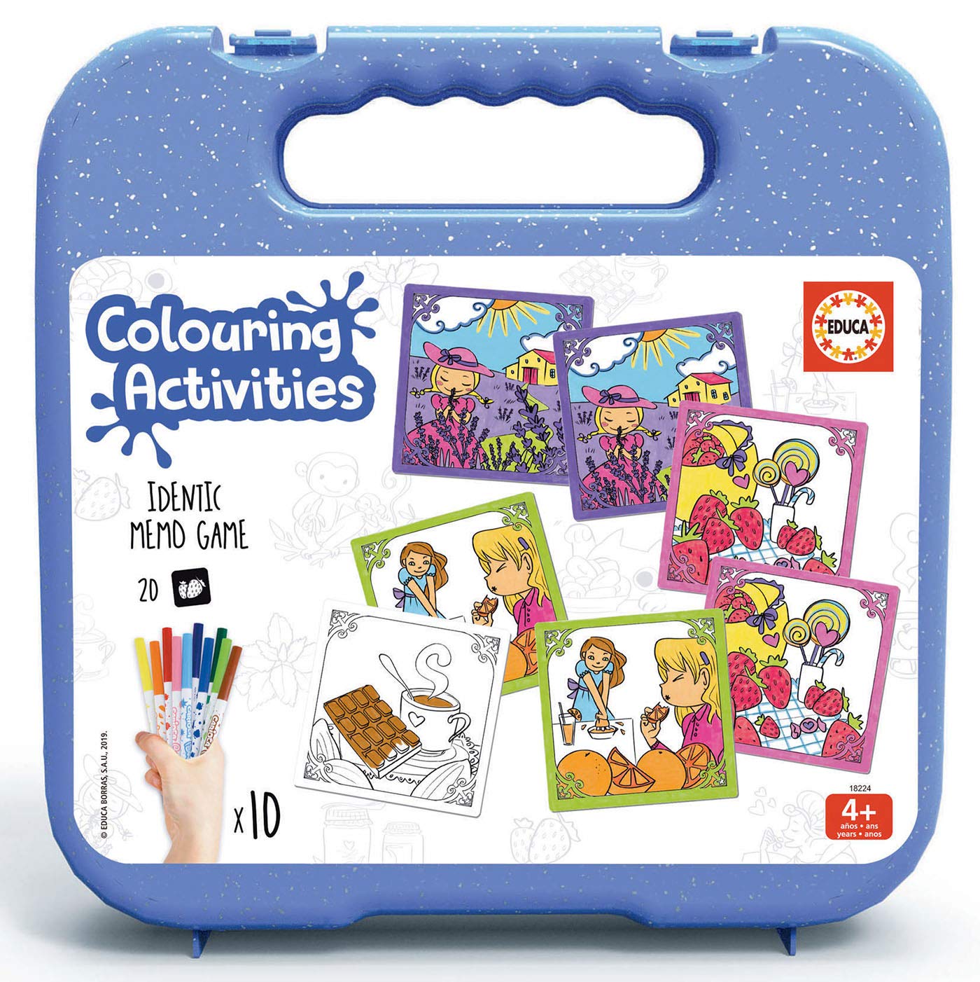 educa-coloring-puzzle-einhorn-100-teile-mit-stiften-ab-6-jahre image 7