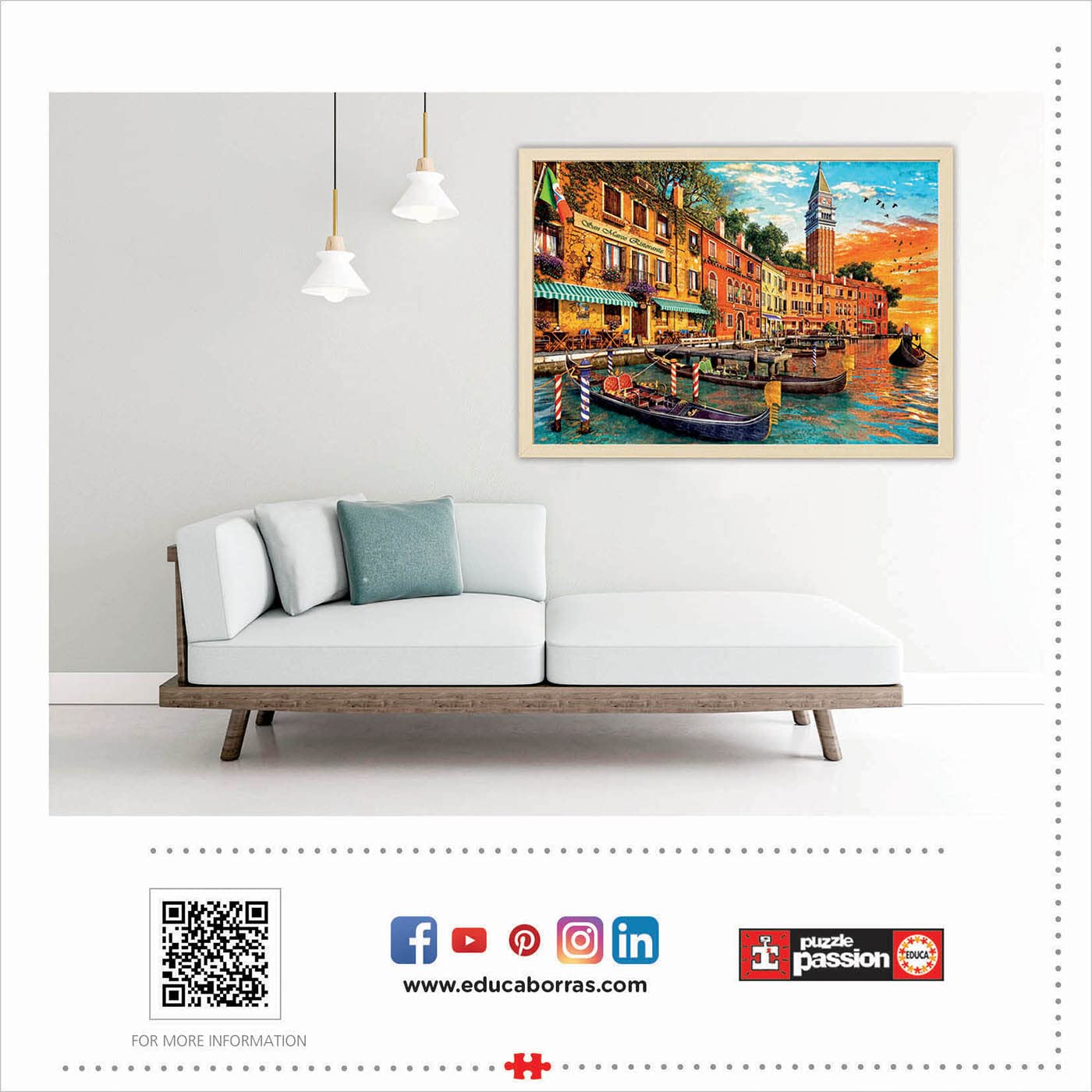 educa-19286-sonnenuntergang-san-marco-puzzle-6000-teile-156x107-cm image 4