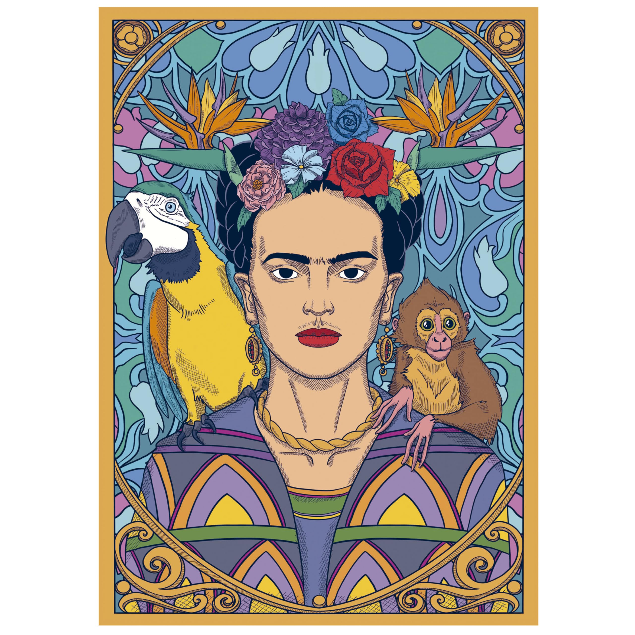 educa-19943-frida-kahlo-puzzle-1500-teile-85x60-cm image 2