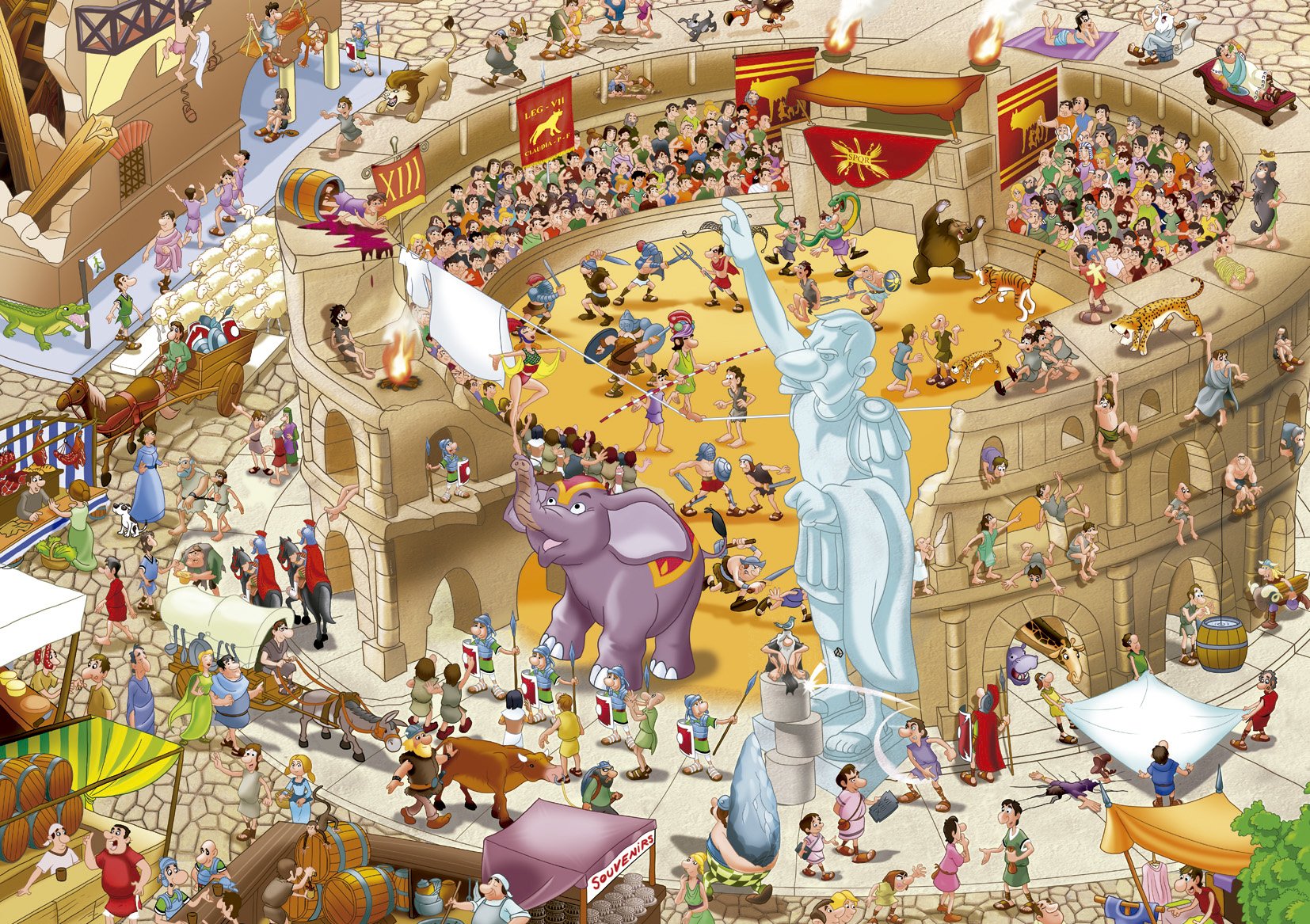 educa-16344-altes-rom-puzzle-1000-teile-68x48-cm image 2
