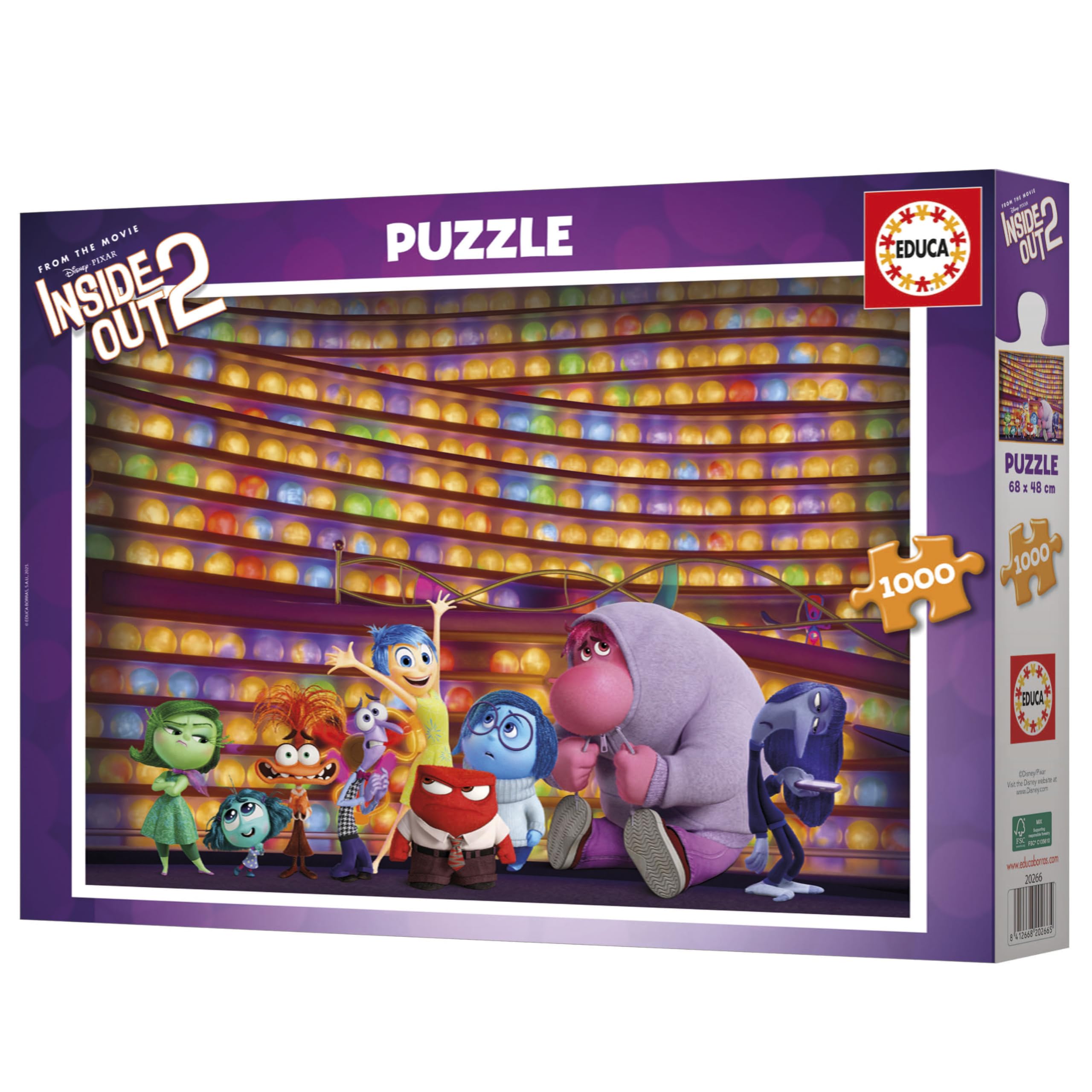 educa-inside-out-2-20266-puzzle-1000-teile-xtreme-ab-14-j image 3