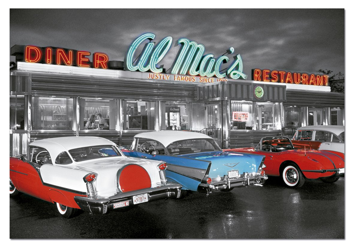 educa-15181-diner-at-al-mac-s-puzzle-1000-teile-schwarz-wei image 2
