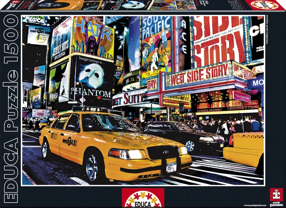 educa-14816-times-square-puzzle-1500-teile-stadtmotiv image 1
