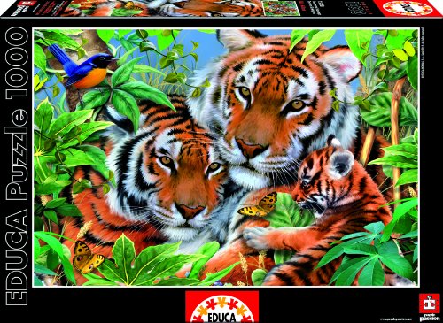 educa-15158-wilde-z-rtlichkeit-puzzle-1000-teile-tiger image 3