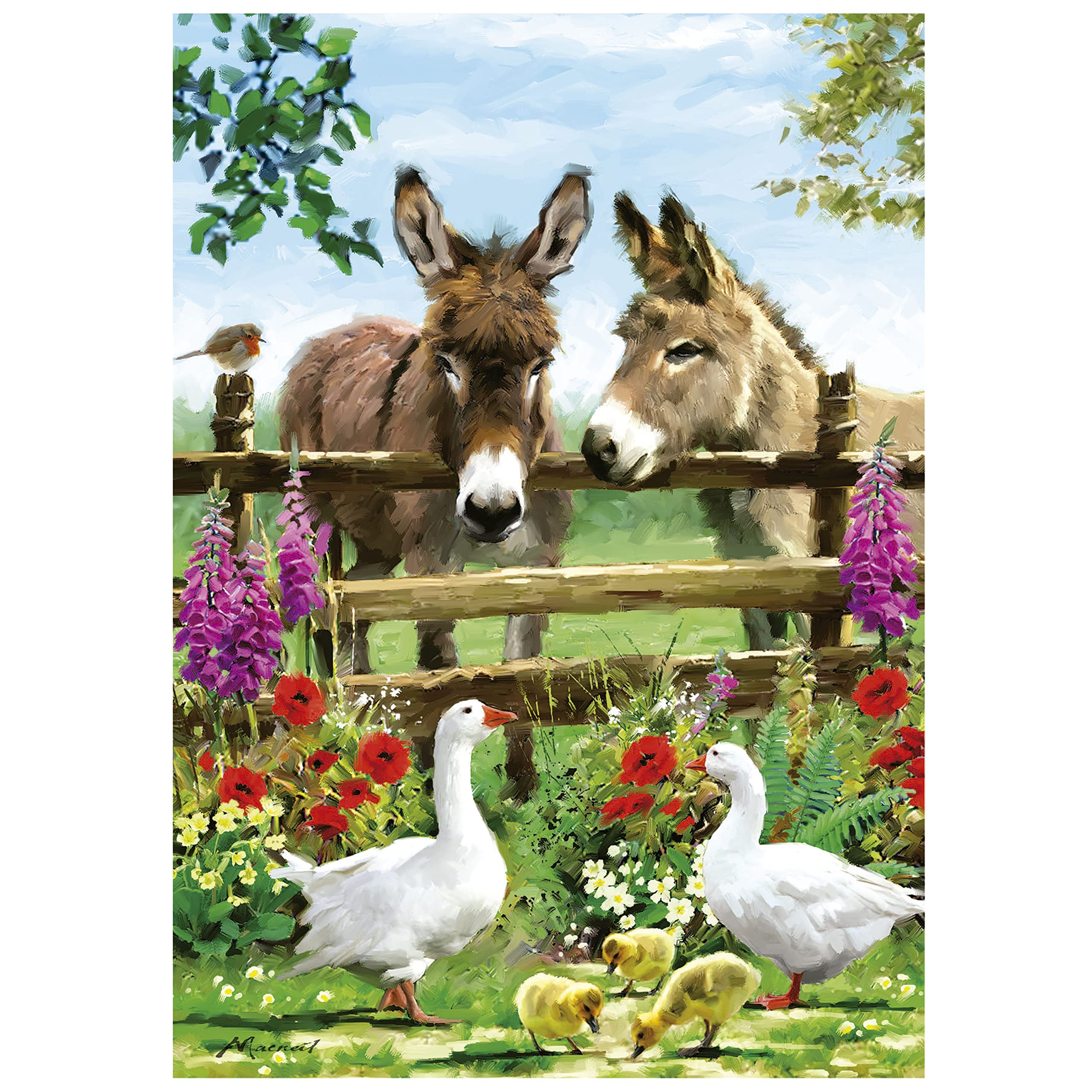 educa-19553-esel-puzzle-500-teile-tiermotiv-ab-11-jahre image 2