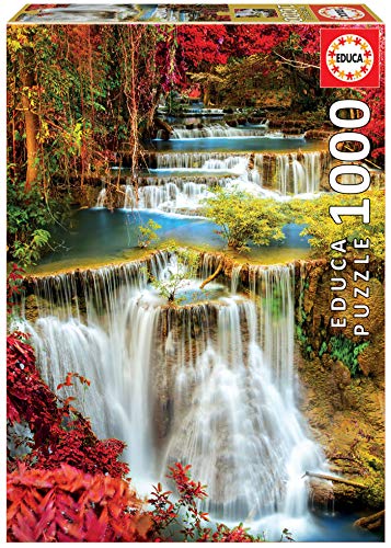 educa-wasserfall-im-wald-puzzle-1000-teile-natur image 6