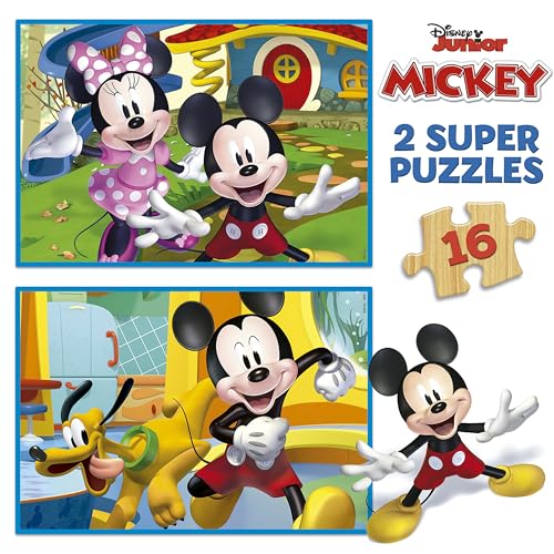 educa-19287-mickey-minnie-holzpuzzle-2x16-teile-ab-3 image 6
