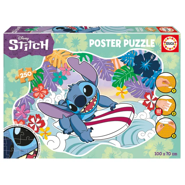 educa-stitch-poster-puzzle-250-teile-xxl-ab-8-jahren image 1