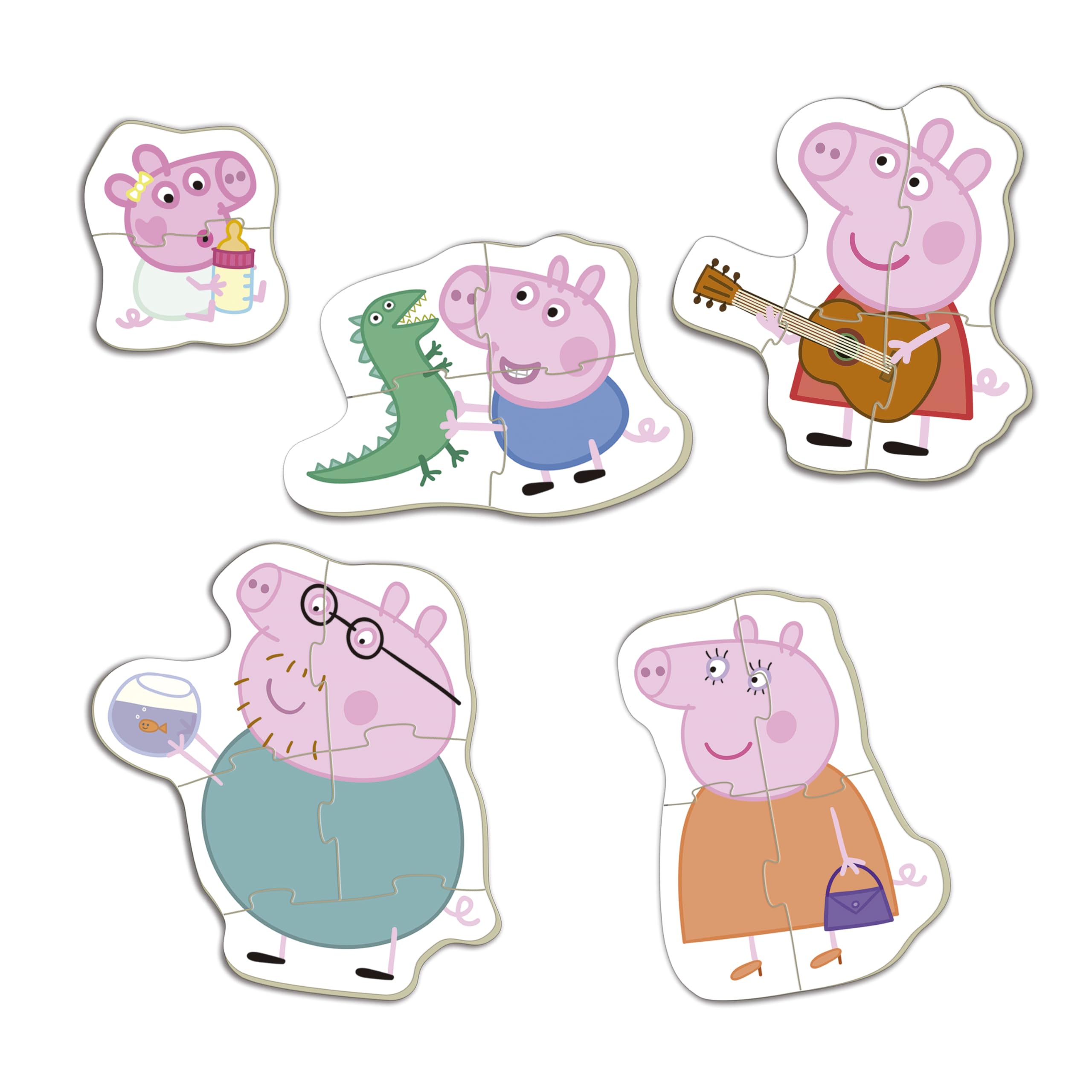 educa-peppa-pig-babypuzzle-set-5-puzzle-3-5-teile-ab-2-j image 2