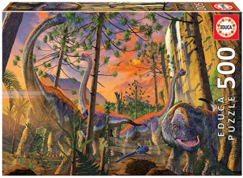 educa-19001-curious-puzzle-500-teile-dinos-ab-10-jahren image 2