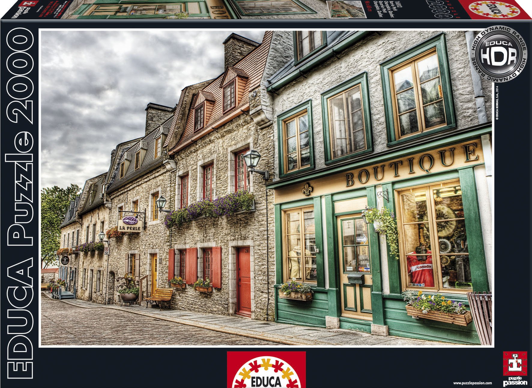 educa-petit-champlain-quebec-puzzle-2000-teile image 1