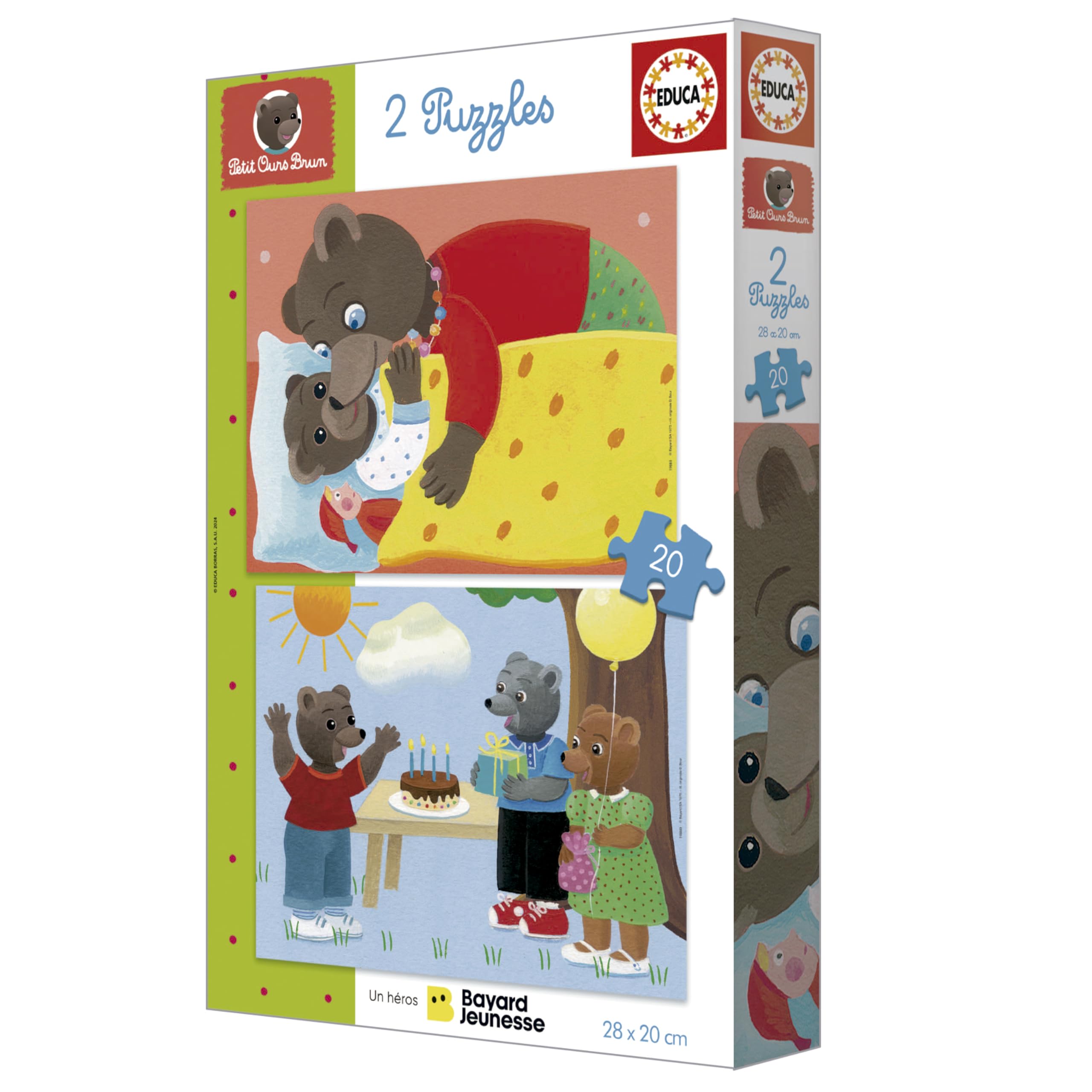 educa-kleiner-braunb-r-2x20-kinderpuzzle-ab-3-jahren image 3