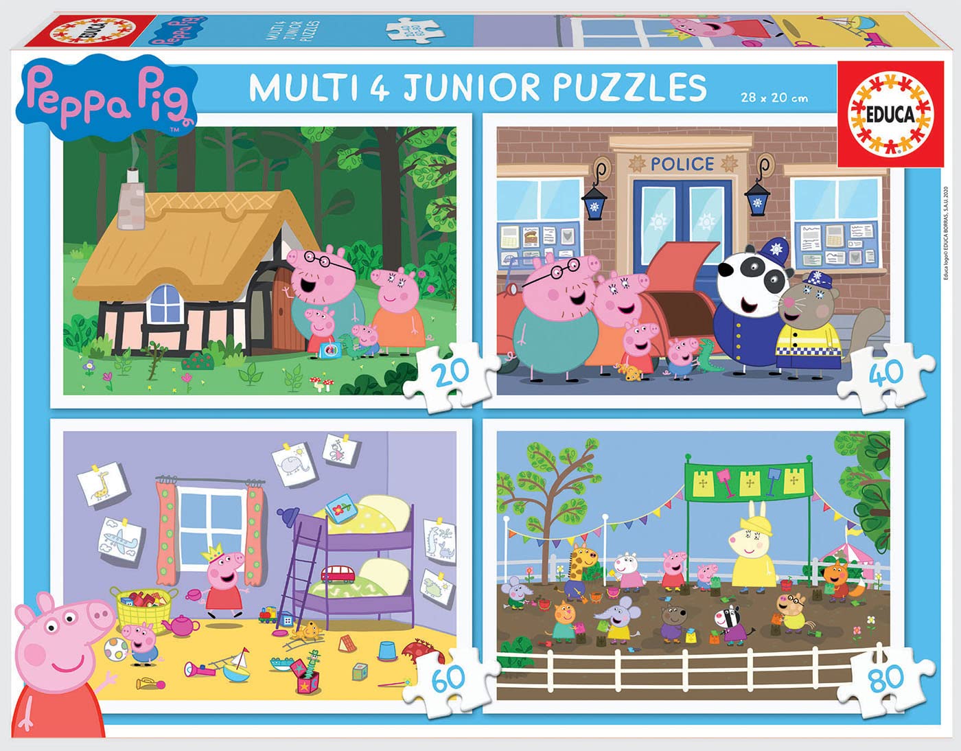 educa-peppa-wutz-15920-puzzle-2x48-teile-ab-3-jahren image 8