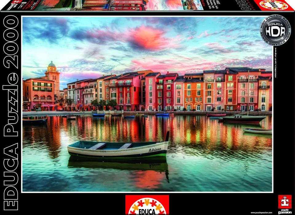 educa-portofino-italien-hdr-puzzle-2000-teile-14822 image 1