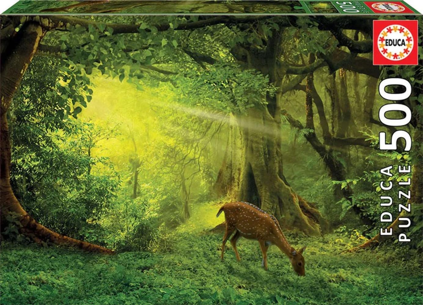 educa-kleines-reh-puzzle-500-teile-48x34-cm-tiermotiv image 2