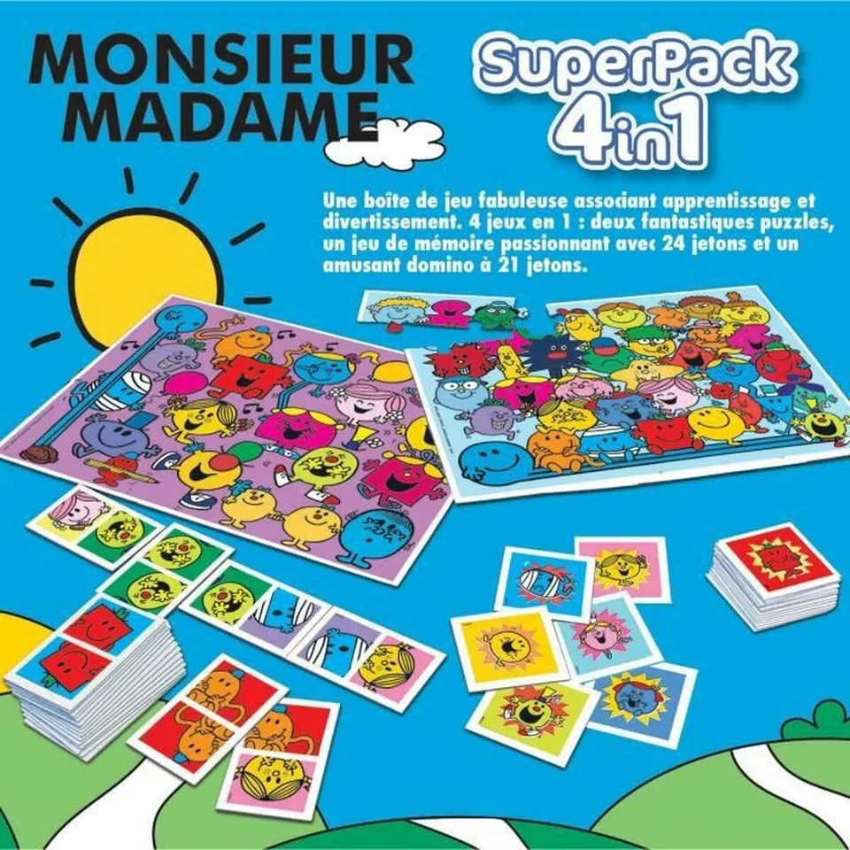 educa-19403-mr-men-superpack-4in1-spiel-ab-3-jahren image 1