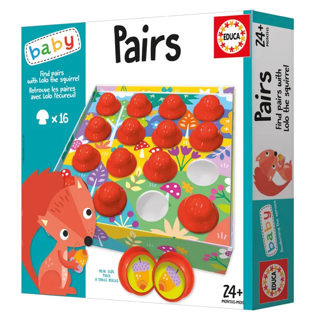educa-baby-pairs-memo-spiel-16-teile-f-r-babys image 1