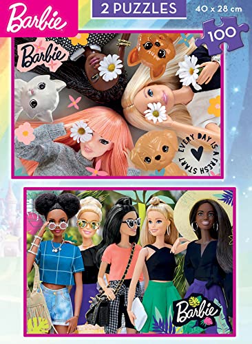 educa-19300-barbie-puzzle-2x100-teile-ab-5-jahren image 6