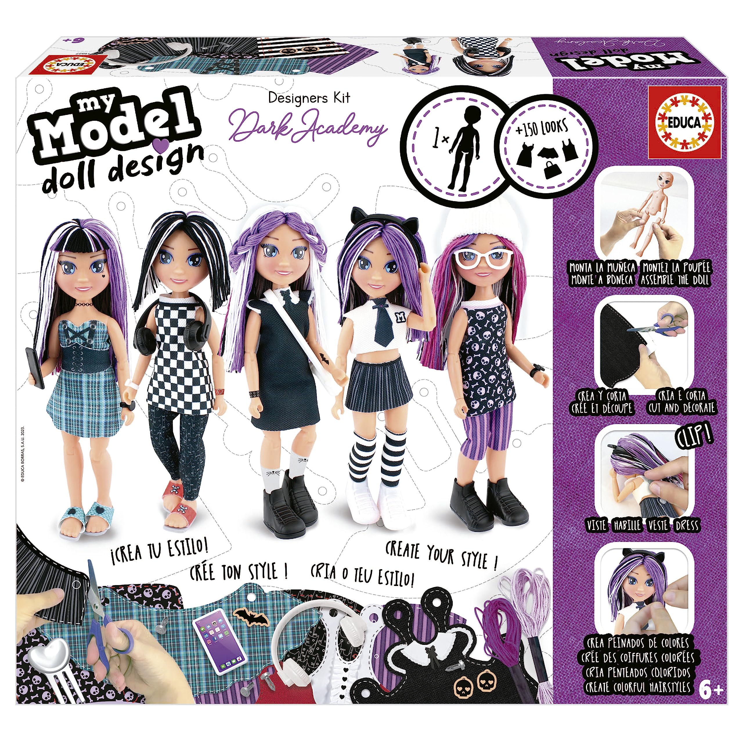 educa-my-model-doll-design-dark-academy-diy-set-ab-6-jahren image 1