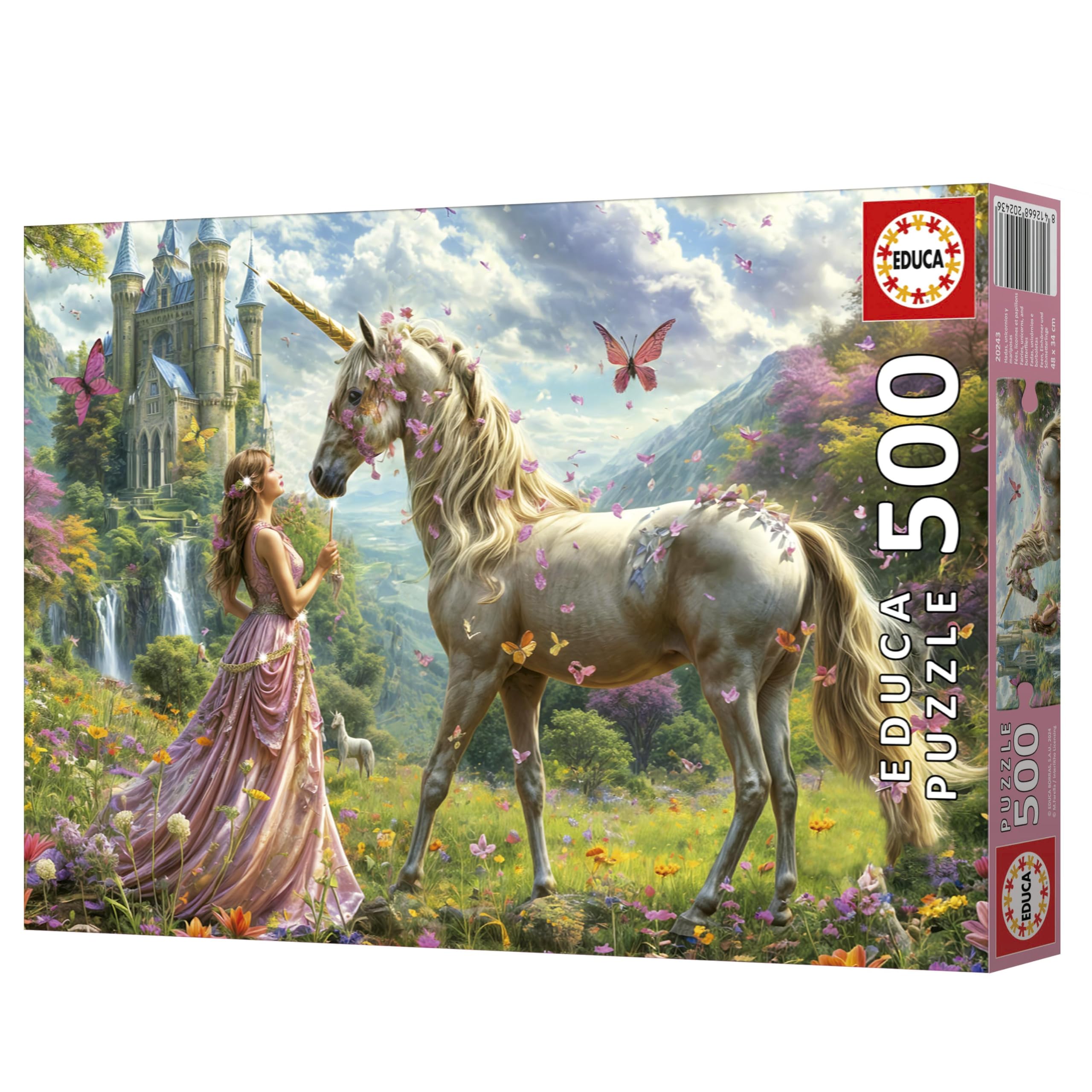 educa-feen-einhorn-schmetterlinge-20243-puzzle-500-teile-ab-11j image 4