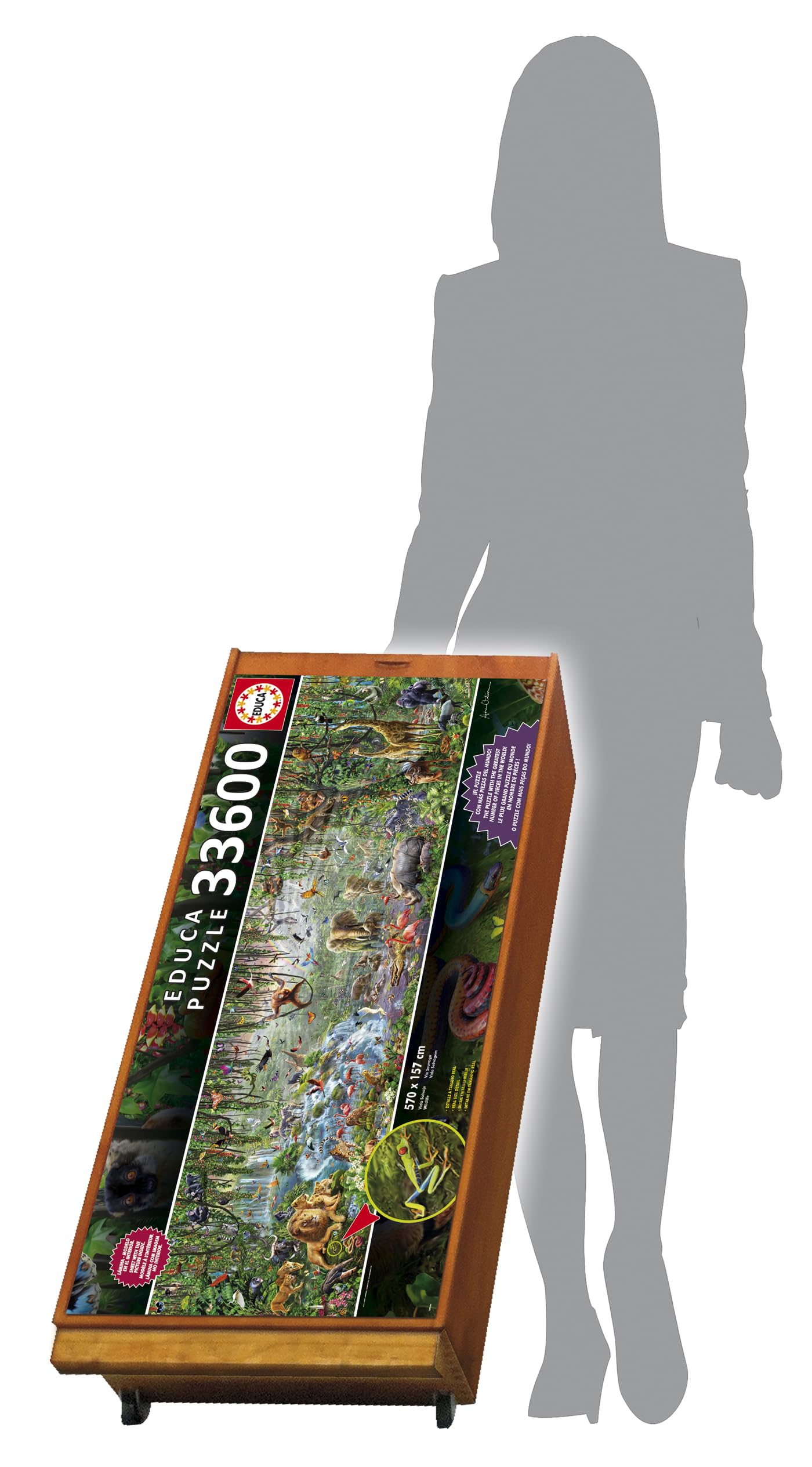 educa-wildlife-16066-puzzle-33600-teile-dschungel-ab-14-jahren image 4