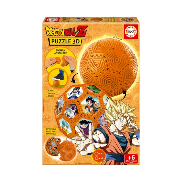 educa-20415-dragon-ball-3d-puzzle-ball-32-teile-14cm-ab-6j image 1