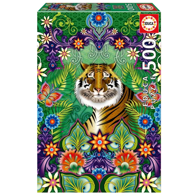 educa-bengal-tiger-19912-puzzle-500-teile-catalina-estrada-ab-11 image 1