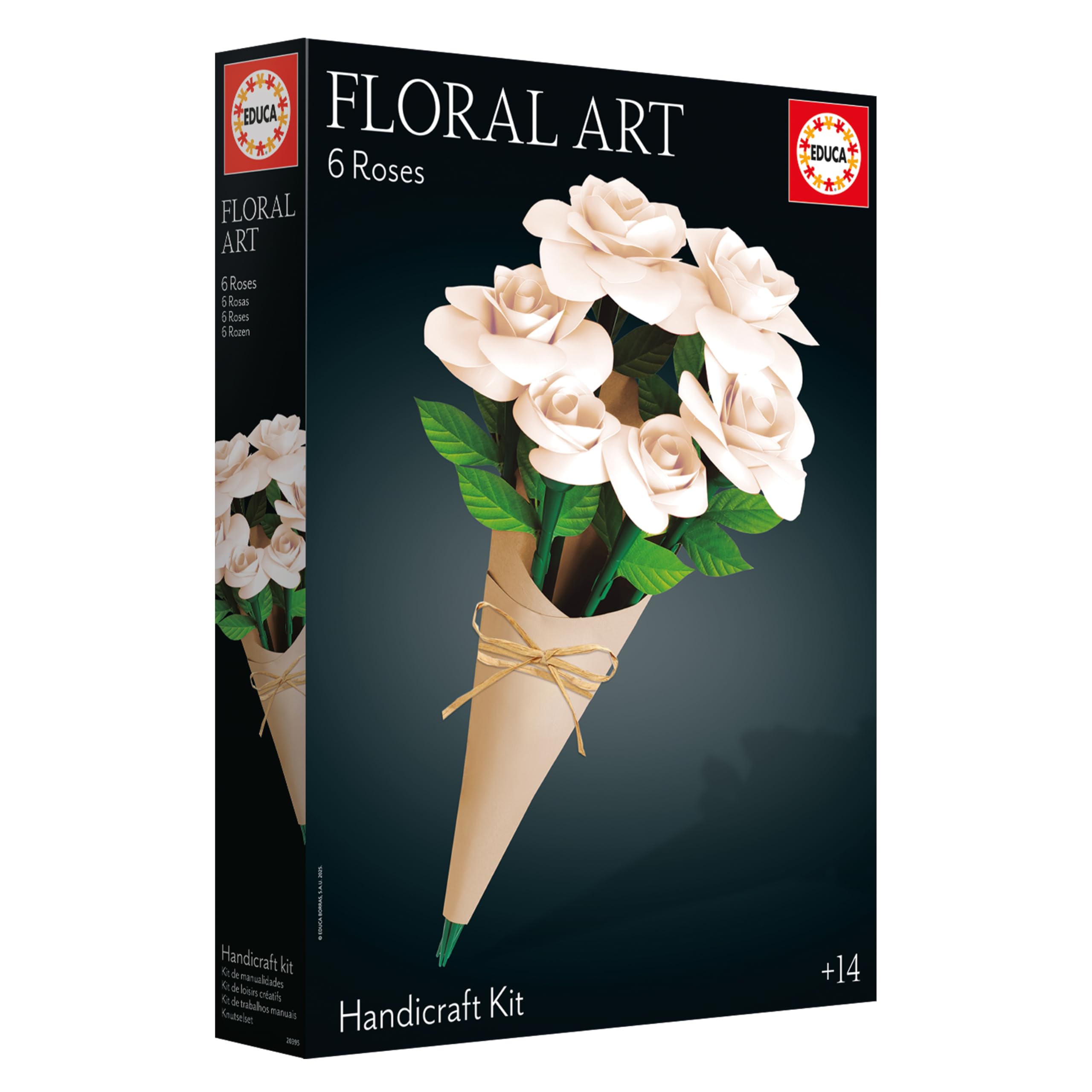 educa-floral-art-bastelset-wei-e-rosen-12-rosen image 4