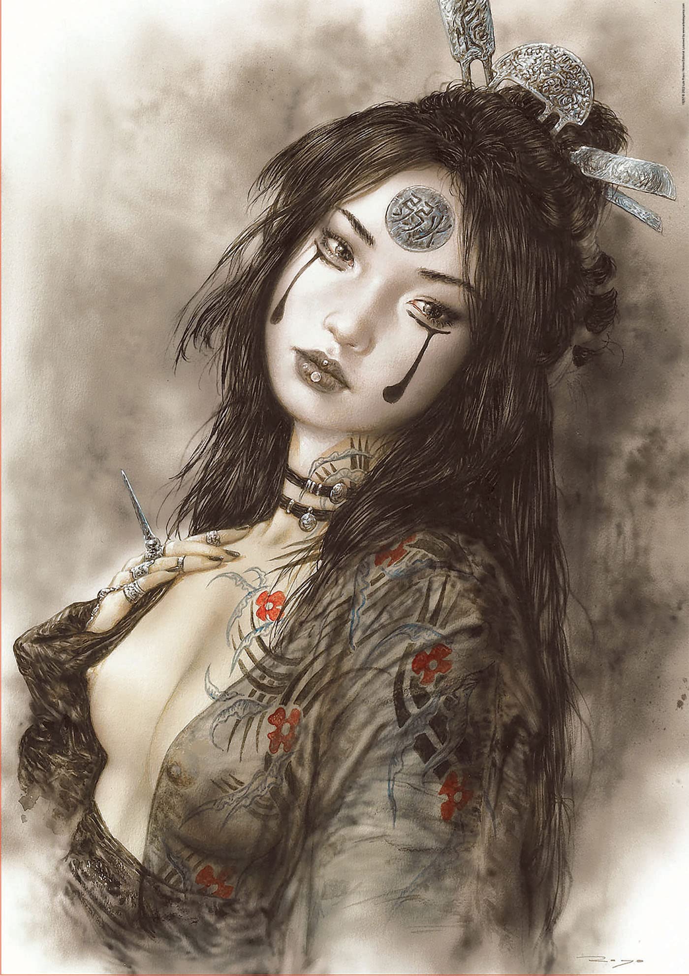 educa-19267-dead-moon-luis-royo-puzzle-1000-teile-fantasy image 2