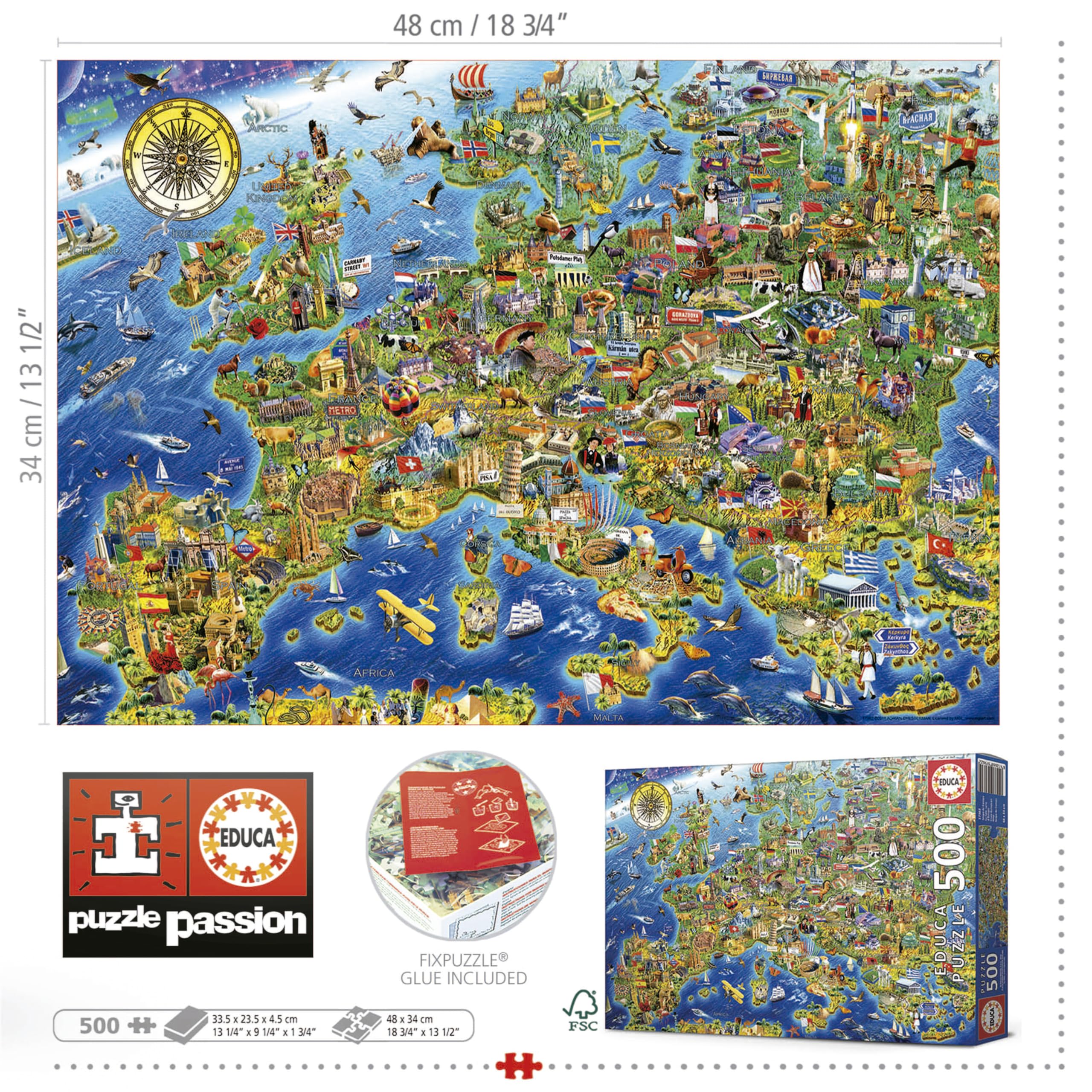educa-verr-ckte-europakarte-17962-puzzle-500-teile-ab-11 image 3