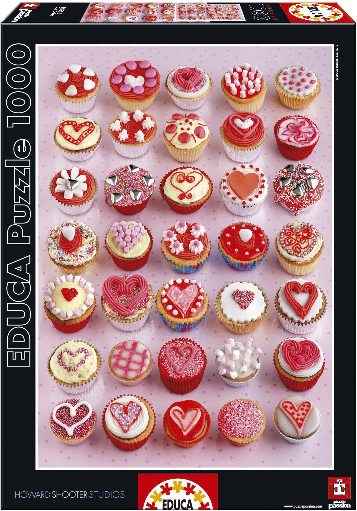 educa-15550-cupcakes-puzzle-1000-teile-food image 1