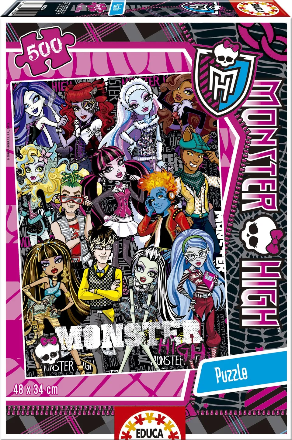 educa-15514-monster-high-puzzle-500-teile-ab-10-jahre image 1
