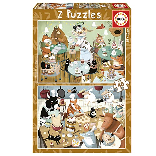 educa-waldgeschichten-19687-puzzle-2x48-teile-ab-4-jahren image 5