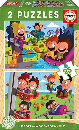 educa-17620-holzpuzzle-zirkus-2x25-teile-ab-3-jahre image 2