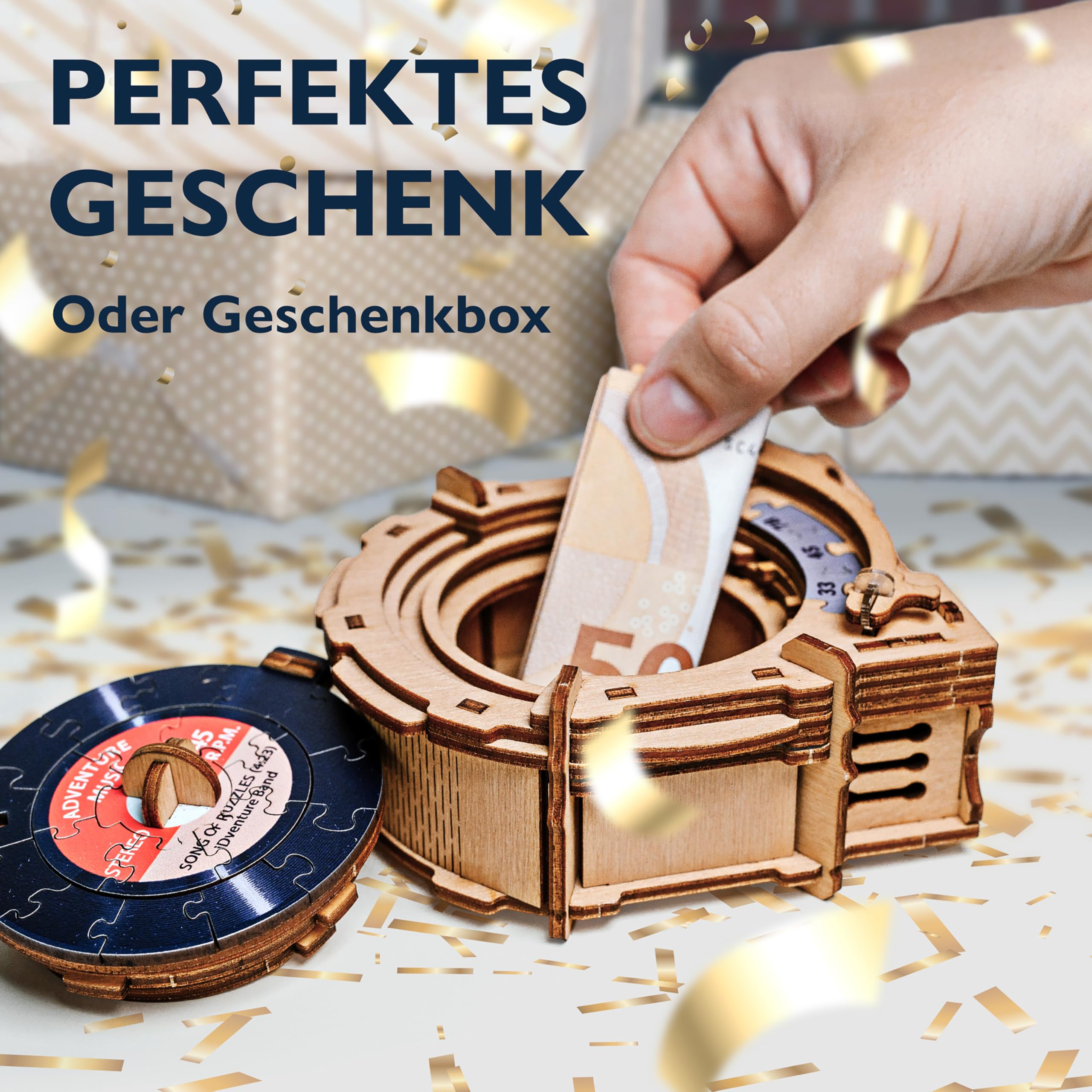 idventure-record-player-r-tselbox-holz-geldgeschenkbox image 5