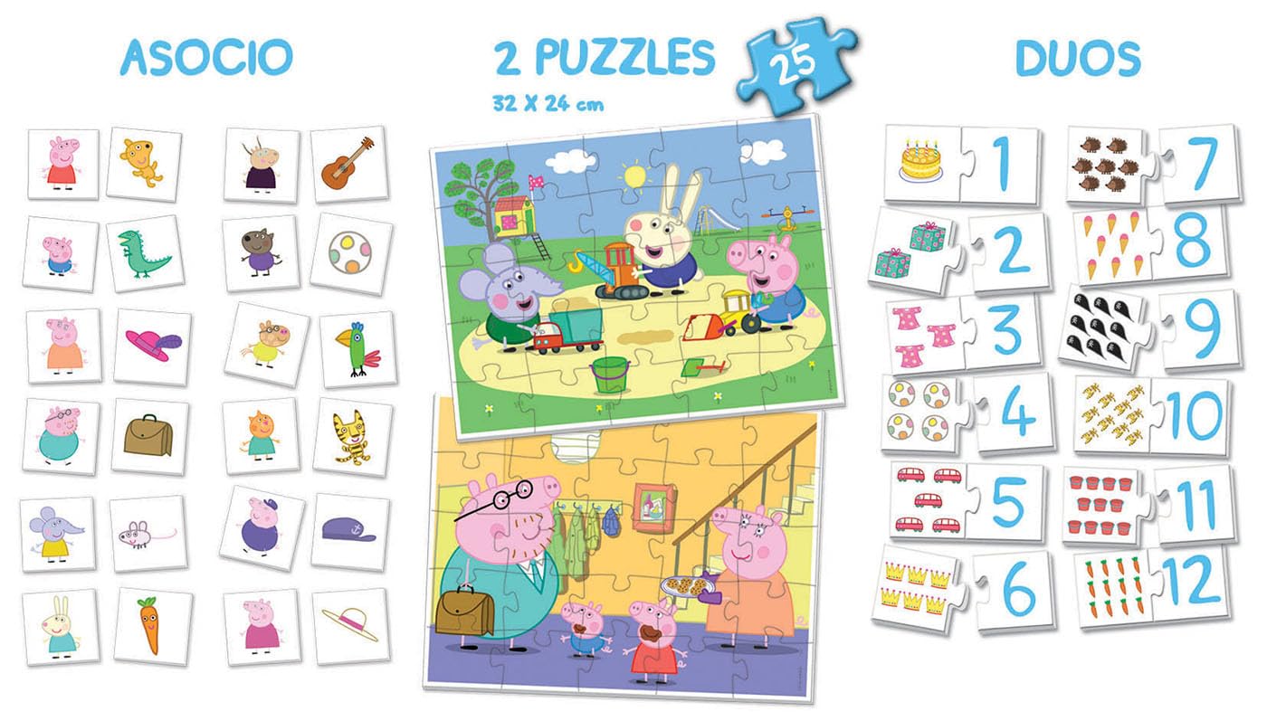 educa-peppa-wutz-4-in-1-superpack-gesellschaftsspiel-ab-3-jahren image 2