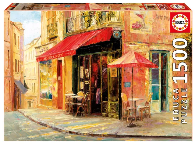 educa-17123-hillside-cafe-puzzle-1500-teile-85x60-cm image 1