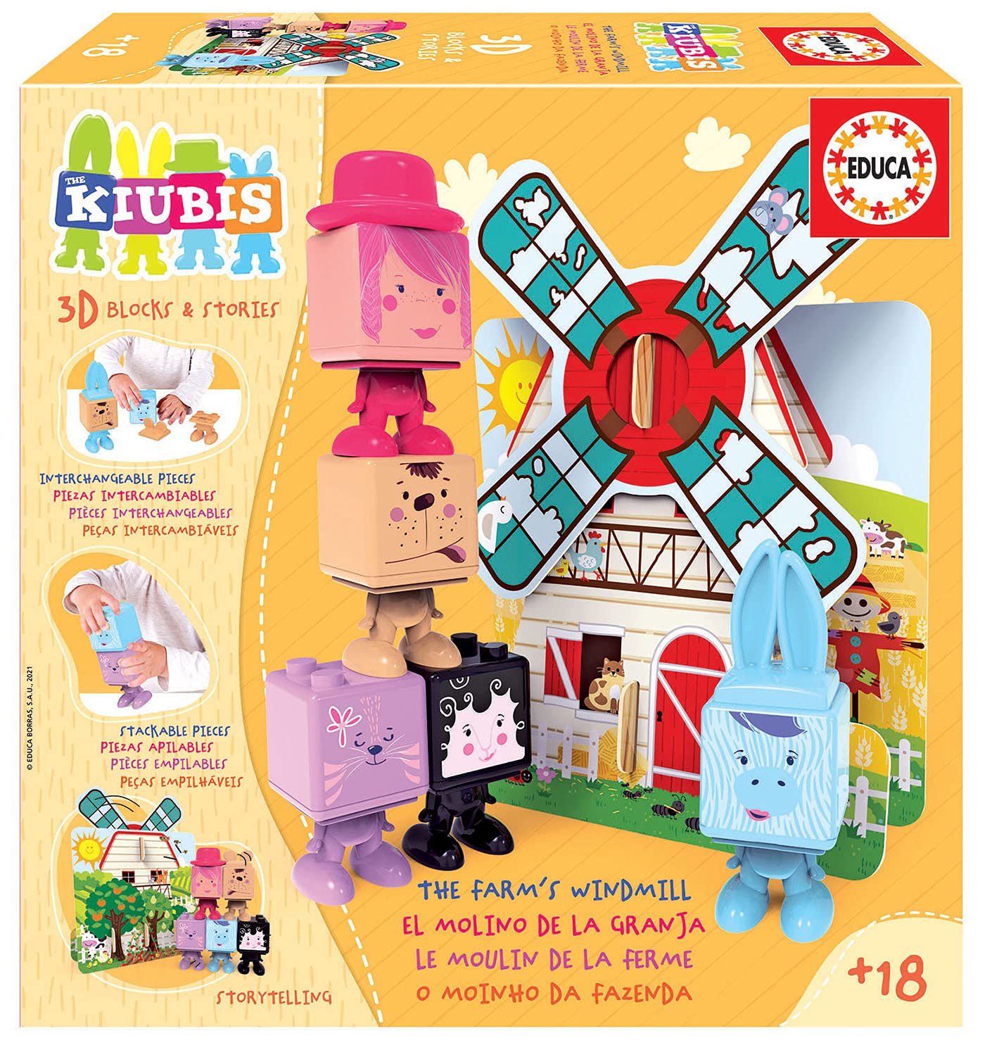 educa-19223-the-kiubis-farmm-hle-spielset-6-figuren image 1