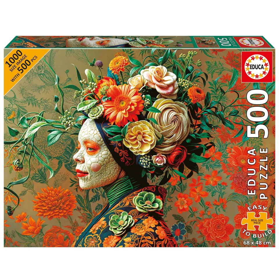 educa-k-nigin-eidechse-puzzle-500-teile-48x34-ab-11-jahren image 1